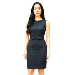 Ann Taylor Women’s Size 4 Black and Beige Dress with Belt